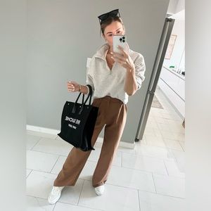 Abercrombie Tailored Wide Leg Pants